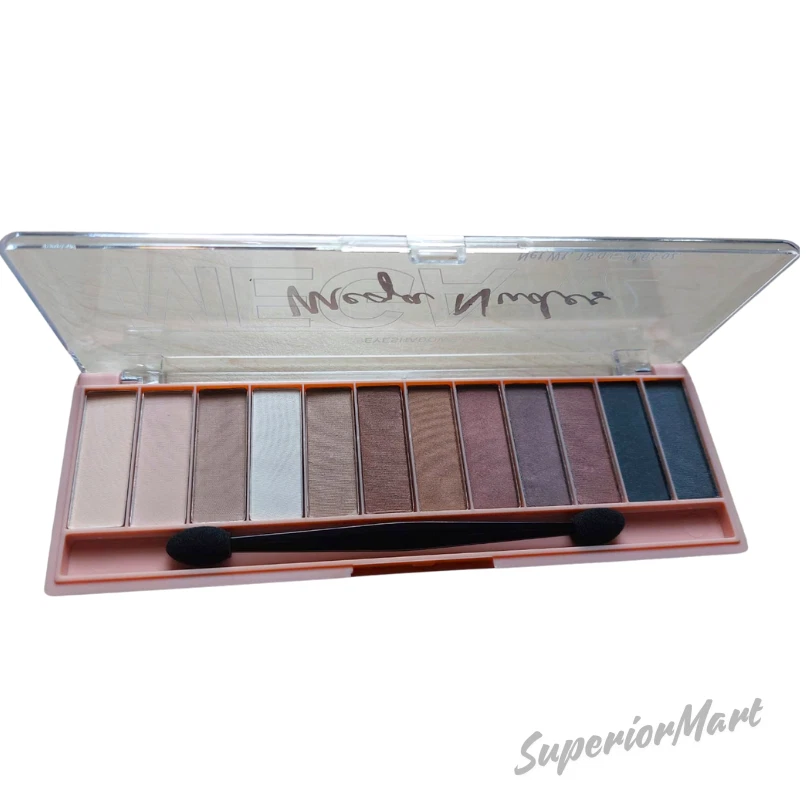 Technic Mega Nude Eyeshadow Palette 12 Shades Nude Shades - Image 2 of 3