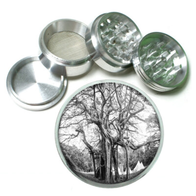 Tree Wonder Em2 Black metal Herb Grinder 4 Piece Hand Mueller