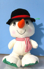 Fisher Price Snowman Cozies Thermal Waffle Weave Plush Stuffed 1997
