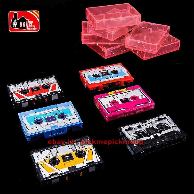 THF-01P 6-Tape Cassette Soundwave Laserbeak 2in Action Figure Robot Toy Collect - Image 3 of 4