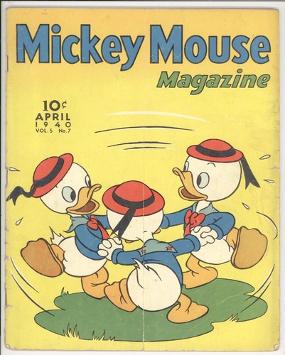 MICKEY MOUSE MAGAZINE V5 7 PR/0.5 - Incomplete missing bottom 1/3 1st page! - 第 1/2 張圖片