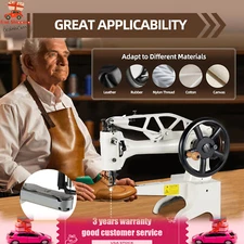 HEAVY DUTY SHOE REPAIR MACHINE DIY PATCH LEATHER SEWING MACHINE BOOT PATCHER