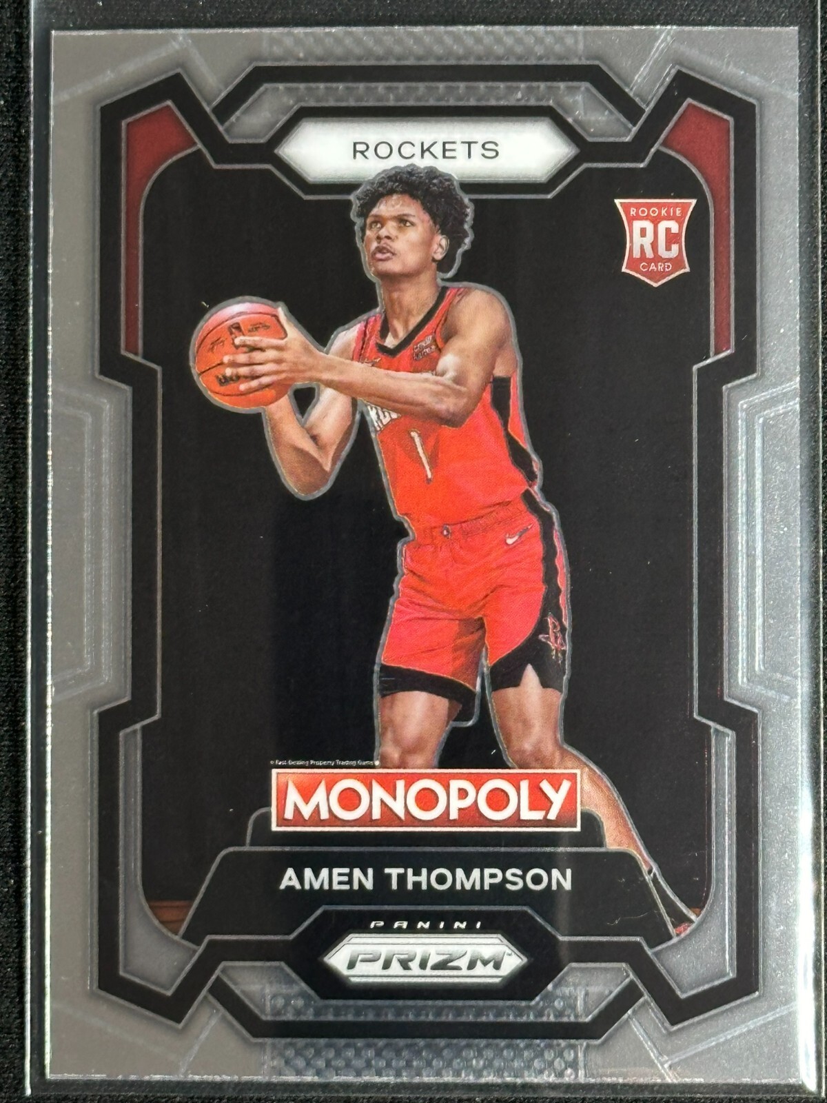 2023 Panini Prizm Monopoly Rookie RC Amen Thompson #33 Rockets