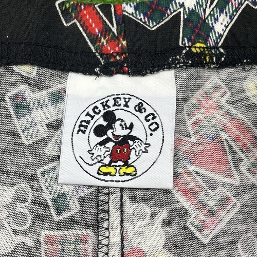 Vintage 90s Disney Mickey & Co. AOP Pants Kids Girls Medium 10-12 Made In USA - Picture 6 of 23