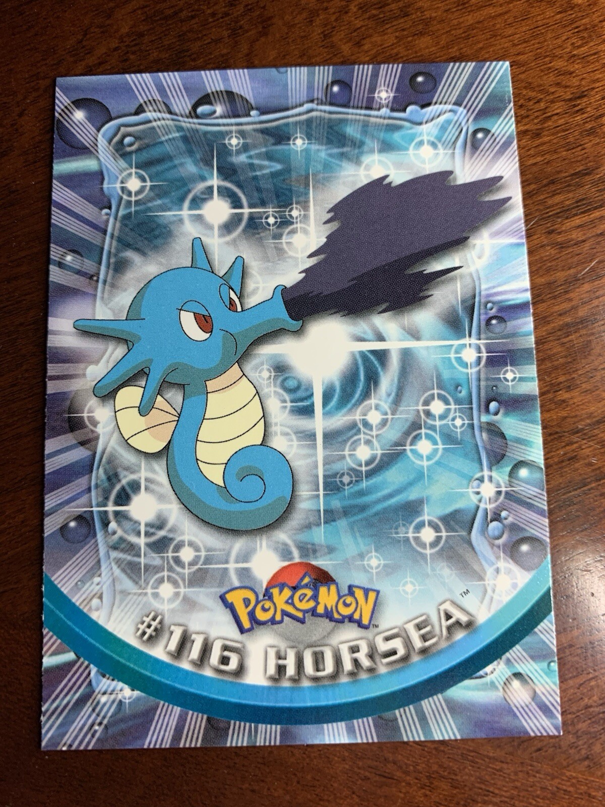 2000 Topps Pokemon TV Animation Series 2 #116 Horsea FREE COMBINED SHIPPING