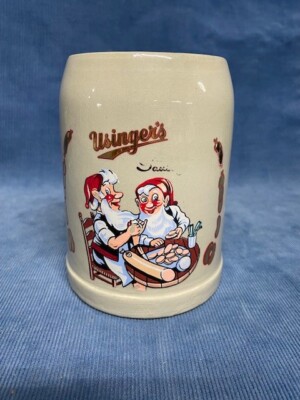 USINGER'S Famous Sausage Stein Milwaukee Wisconsin Over 100 Years Unused