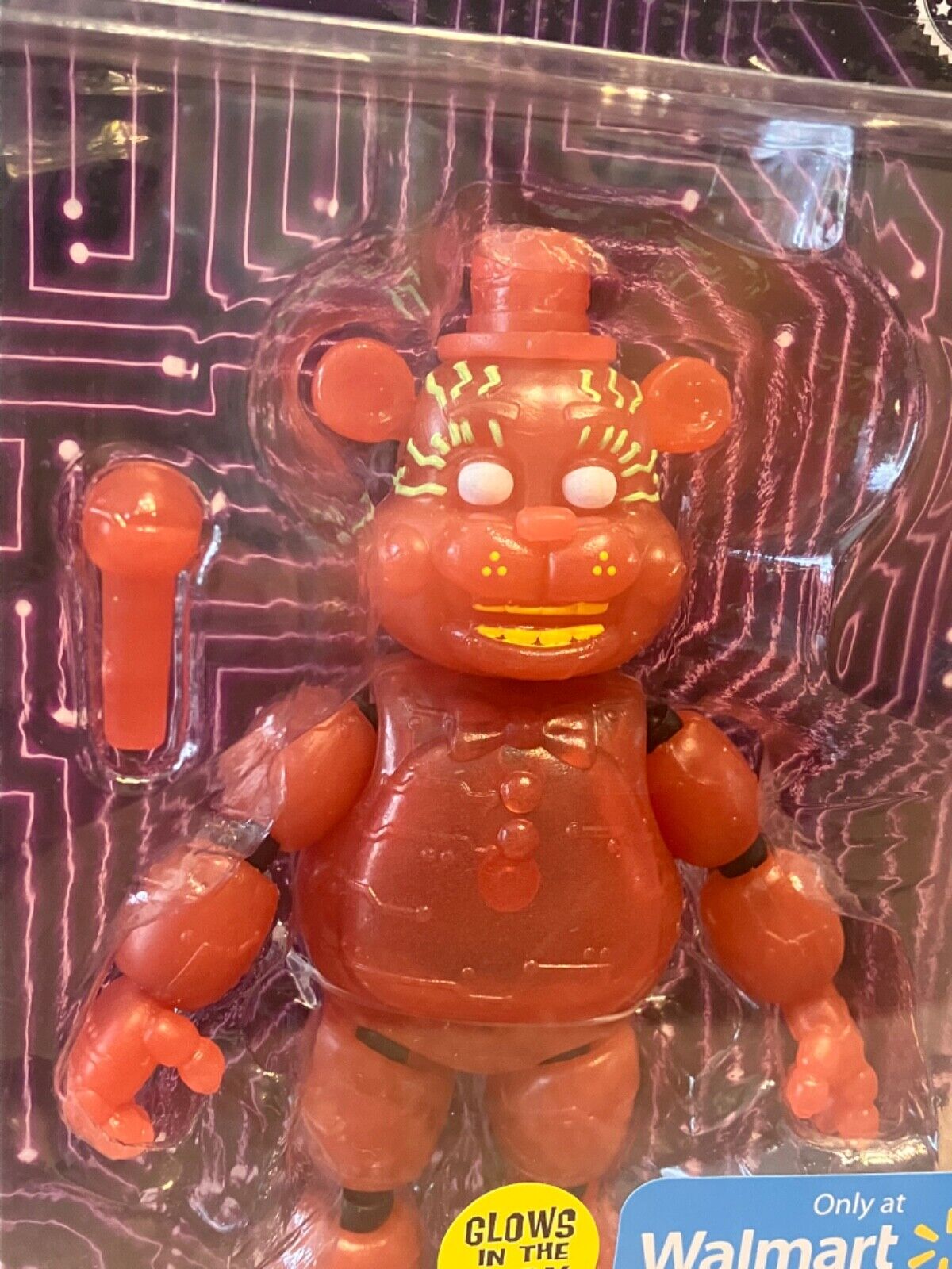 Action Figure: Five Nights at Freddy's - Freddy (Orange Glow) (Walmart  Exclusive)