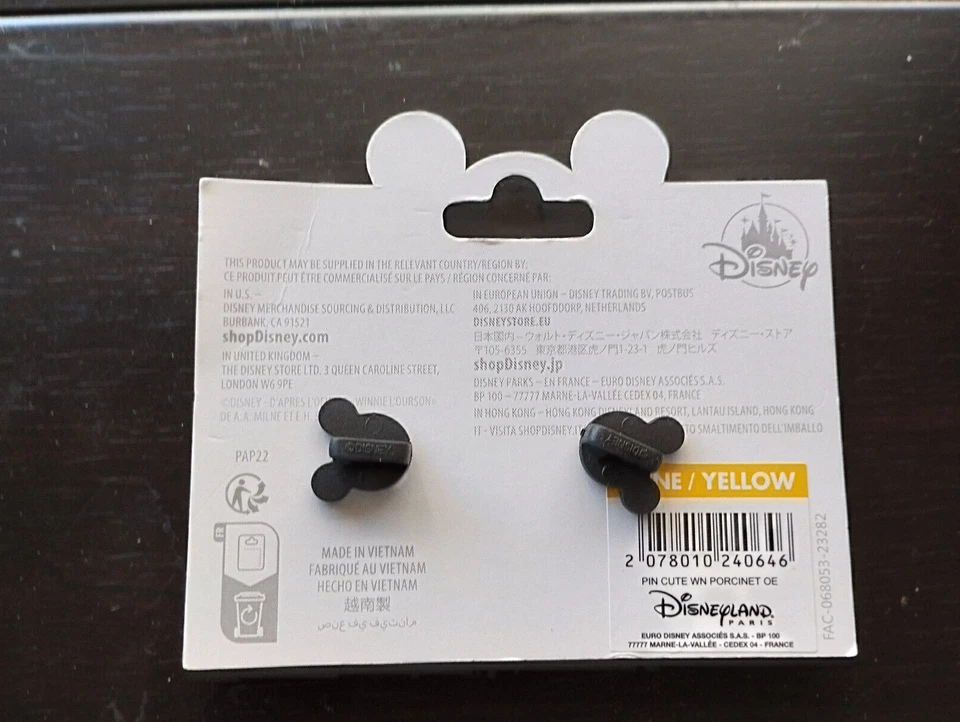 Pin Winnie & Piglet durmiendo lindos bebés Disney París Dlp Dlp febrero 2024 Foto 4 de 4