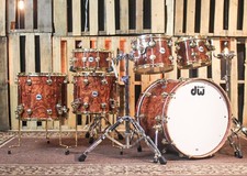 DW Collector's Bubinga Mahogany Spruce Drum Set - 22,10,12,14,16,14sn SO 1255629