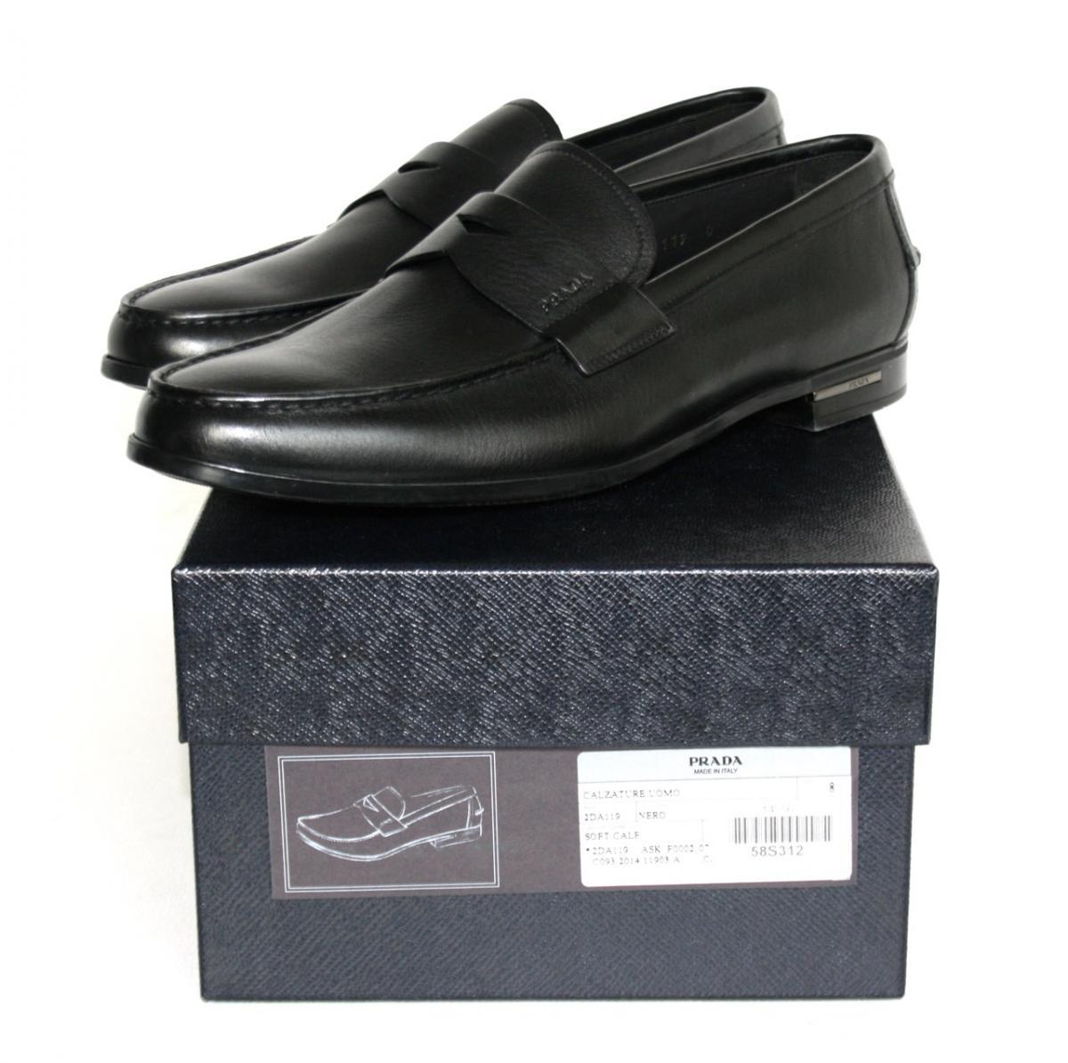 LUSSO PRADA Business Scarpe Mocassini PENNY LOAFER LOAFER LOAFER 2da119 NERO 7,5 41,5 42 975e44 LUSSO PRADA Business Scarpe Mocassini PENNY LOAFER LOAFER LOAFER 2da119 NERO 7,5 41,5 42 975e44