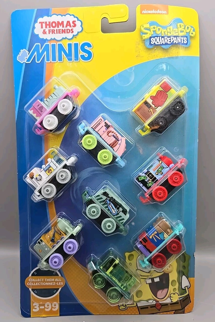 2017 Sealed Thomas & Friends Minis SpongeBob SquarePants Train Set