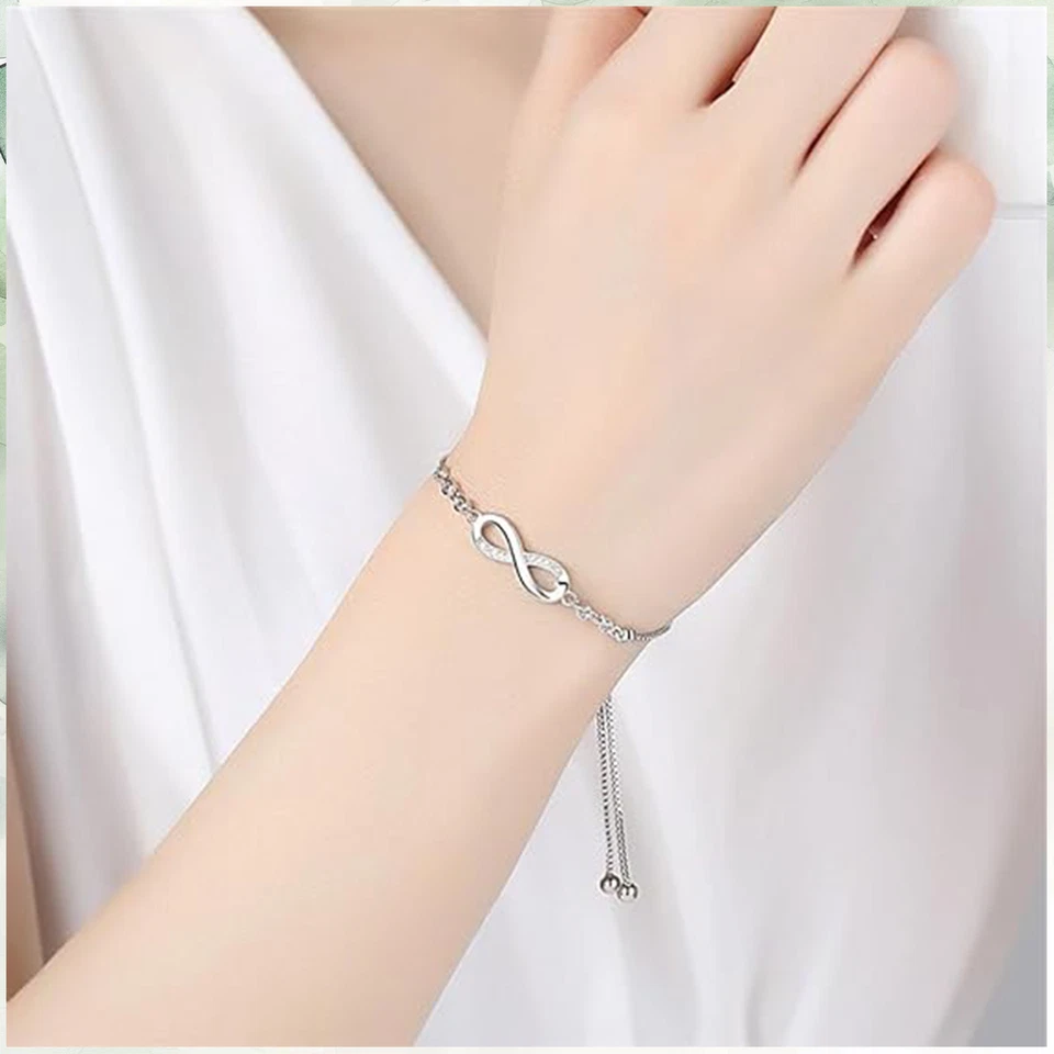 Pulsera Hija Regalo de Papá Infinito - Cumpleaños, Navidad, Regalos de Graduación Foto 2 de 3