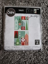 Sizzix Christmas Thinlits Dies, Holiday Blocks