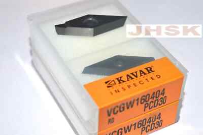 2pcs VCGW160404 PCD30 polycrystalline diamond PCD VCGW331 PCD Turning insertion