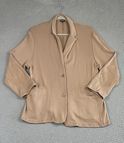 Bleusalt Malibu Blazer Damen Größe 6 Camel Beige Jacke Relaxed Fit Sehr guter Zustand