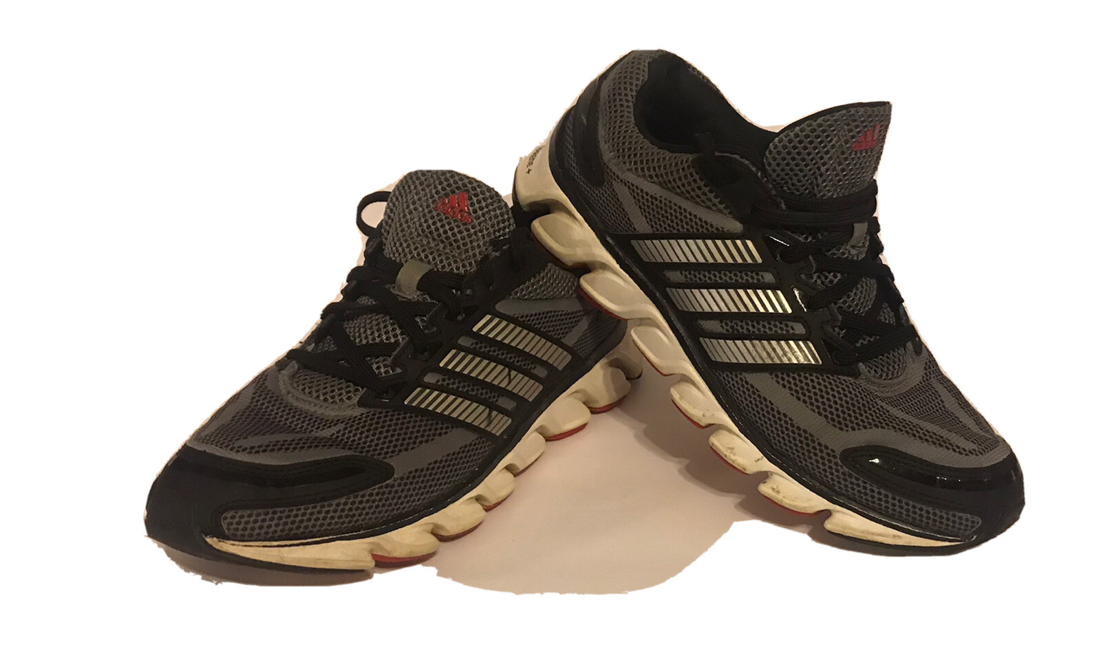 Eficacia Cuña Tomate Adidas Adiprene Plus C77654 Mens Running Athletic Shoes Black/Gray Size 6 |  eBay