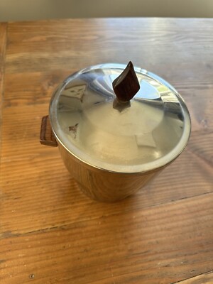 MCM Vintage Ice Bucket Irvinware USA Stainless Steel Ice Bucket  display picture 1