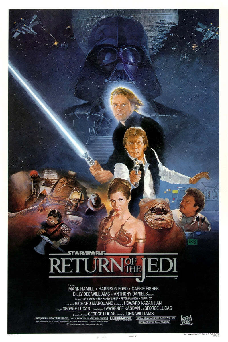 return of the jedi poster products for sale | eBay