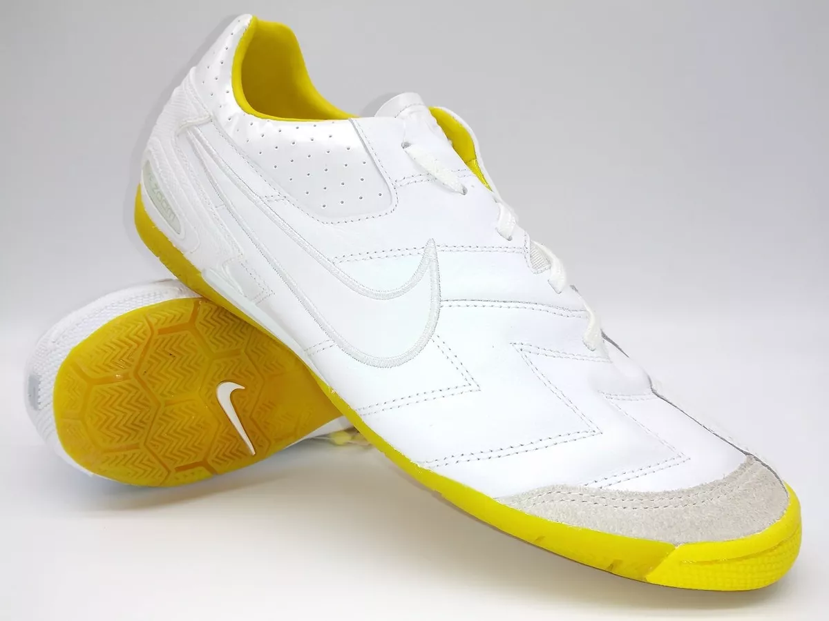 handelaar afbreken auteur Nike Mens Rare Zoom T-5 FS 344917 117 White Yellow Indoor Soccer Shoes |  eBay