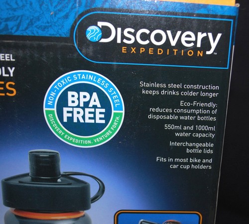 Stainless Steel Sports Bottles 2 Sets of 2 Discovery Expedition New S8671 - Bild 5 von 8