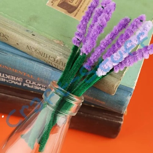 Chenille Craft Stems Pipe Cleaners for Crafts 12 colours 10-500 stems - Picture 35 of 180