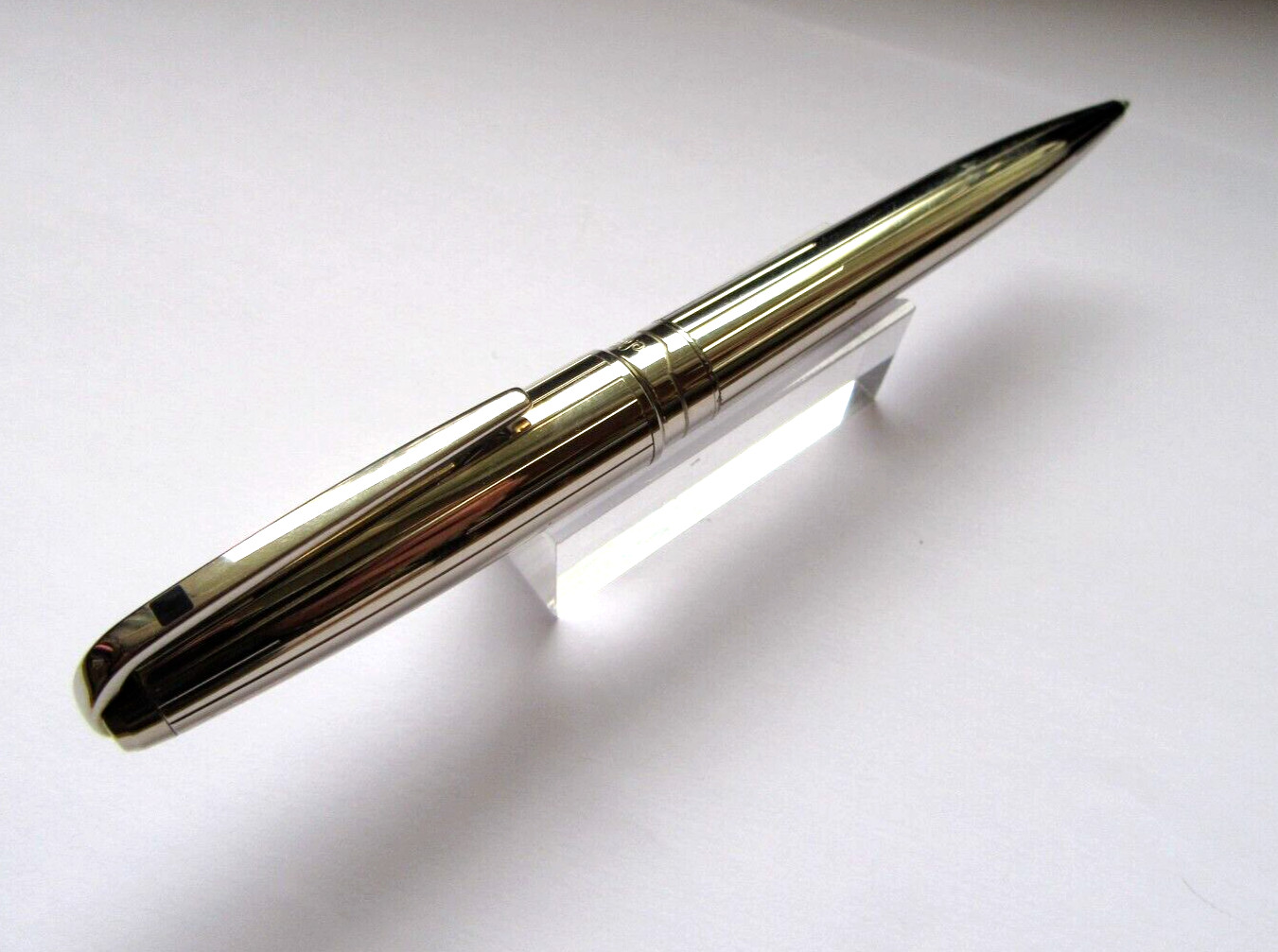 S.T. Dupont Olympio stylo bille luxe palladium neuf MX137 instrument écriture collection