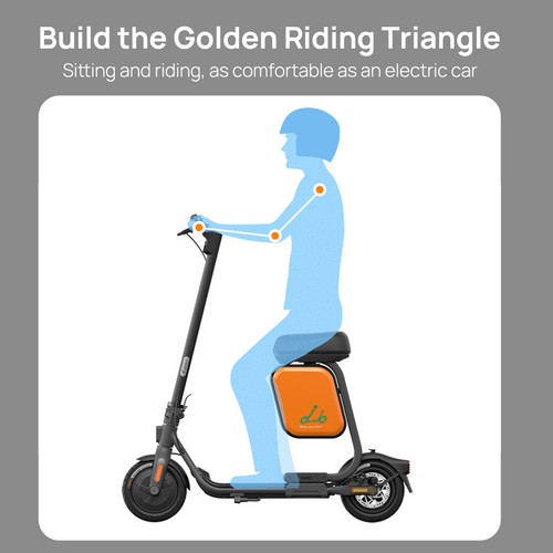 Electric Scooter Adult 900W 40KM/H 50KM Foldable Travel Portable E Bike And Seat - Picture 23 of 24
