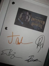 Interview with the Vampire Pilot signed TV Script X4 Jacob Anderson Sam Reid RPT