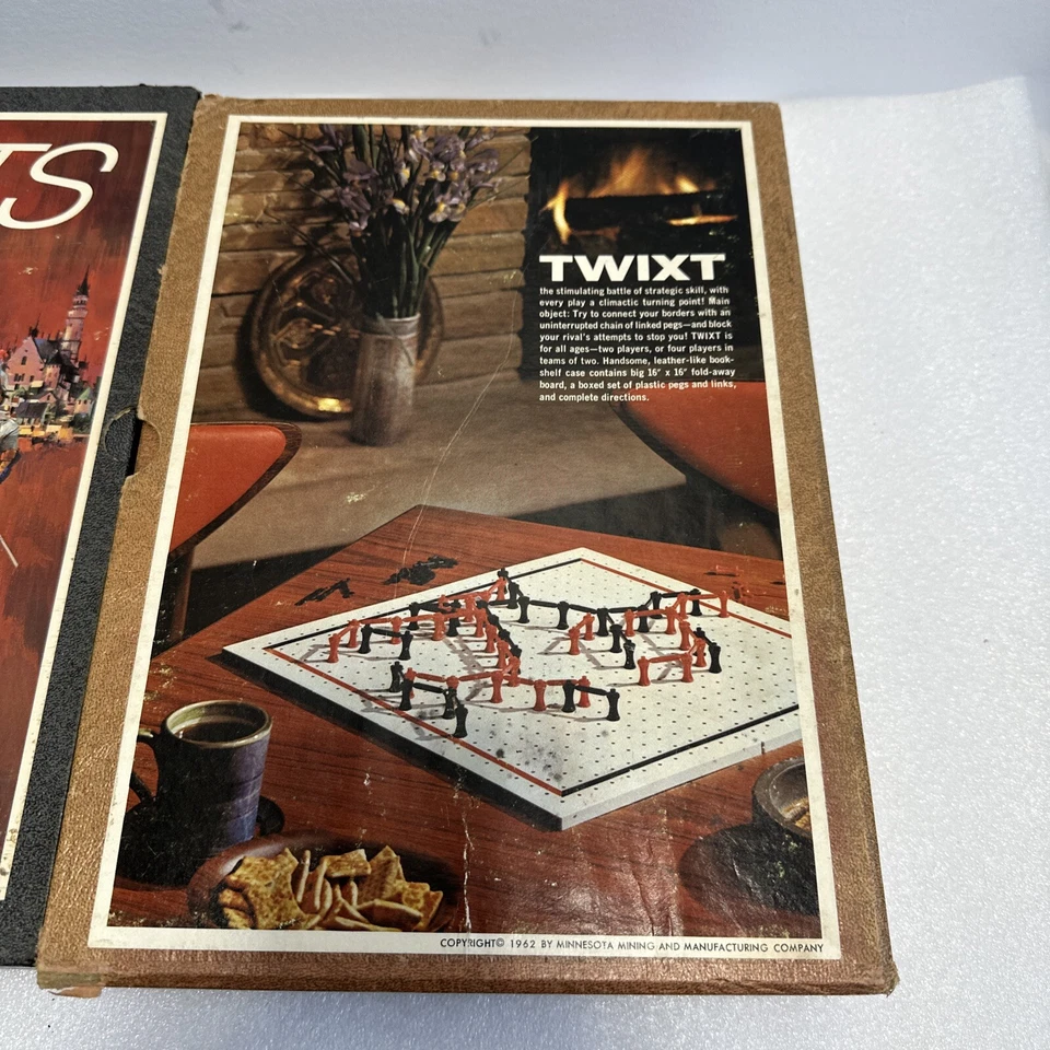 Lot of 2 Vintage 1960's 3M Book Shelf Games - Twixt & Facts in Five - Image 3 of 4