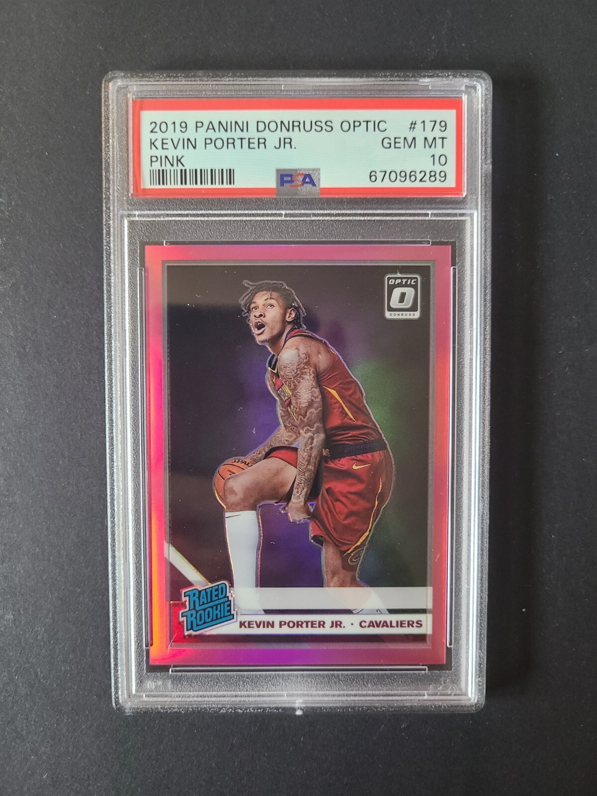 2019-20 Panini Optic Rated Rookie Pink /25 Kevin Porter Jr #179 PSA 10