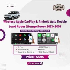 Land Rover Range Rover 2013-2016 – Wireless Apple CarPlay & Android Auto Module
