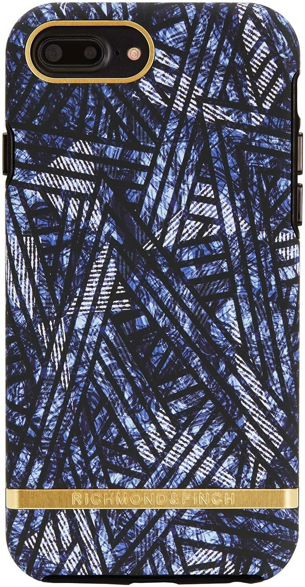 RICHMOND FINCH Case for iPhone 7+ 8+ Floral Blue Denim