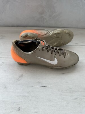 Nike Mercurial Talaria R9 FG Gray Orange Football Soccer Cleats