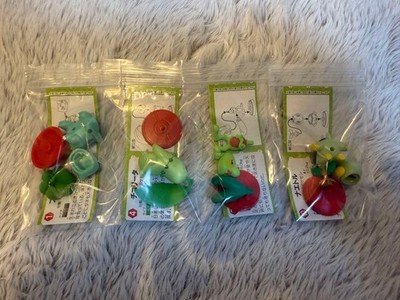 Pokemon Choco Egg Starter Set Bulbasaur Chikorita Treecko Pre-Loved Toy Figures