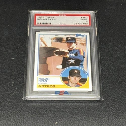 1983 TOPPS #360 NOLAN RYAN ASTROS HOF PSA 9