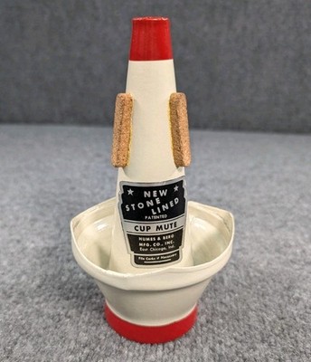 Vintage Humes & Berg Trumpet Cup Mute EAST CHICAGO (B)