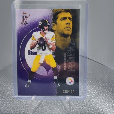 Topps 2025 Topps Signature Class Aaron Rodgers #44 Round 1 Pick 35 /100