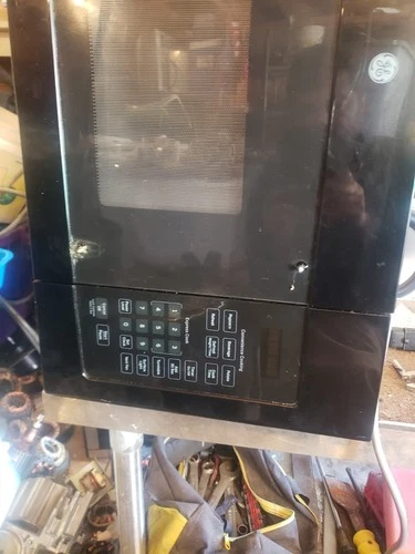 GE Microwave Control Panel & Board Assembly WB27X11216 & WB27X11215 Black