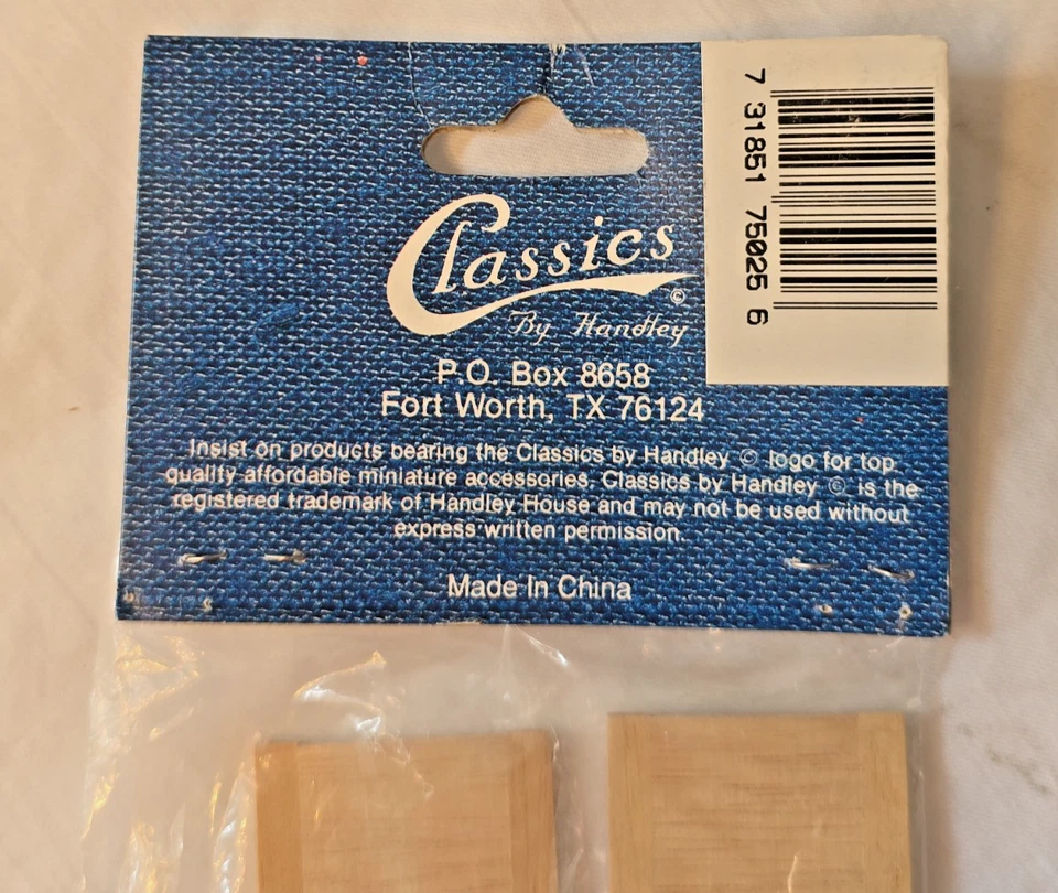 Persianas miniatura para casa de muñecas CLASSIC BY HANDLEY escala 1:12 nuevas en stock Foto 3 de 4