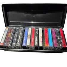 15 Classic Rock Cassette Tapes With Case Bob Seger Eric Clapton Billy Joel