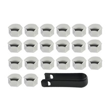 20x Chrome Wheel Lug Bolt Nut Covers Caps & Tool For Tesla Model 3 S 2017-20 pa
