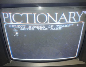 Pictionary Nintendo NES 1990 Power Play Game Tested Working