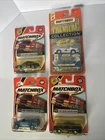 VINTAGE MATCHBOX LOT OF 4 VEHICLES POLICE CARS - NEW ON CARD Sealed