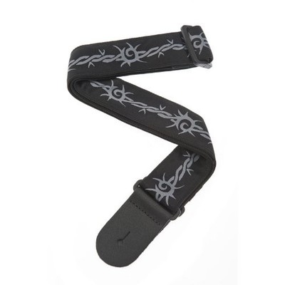 Planet Waves Woven Guitar Strap, Barbed Wire