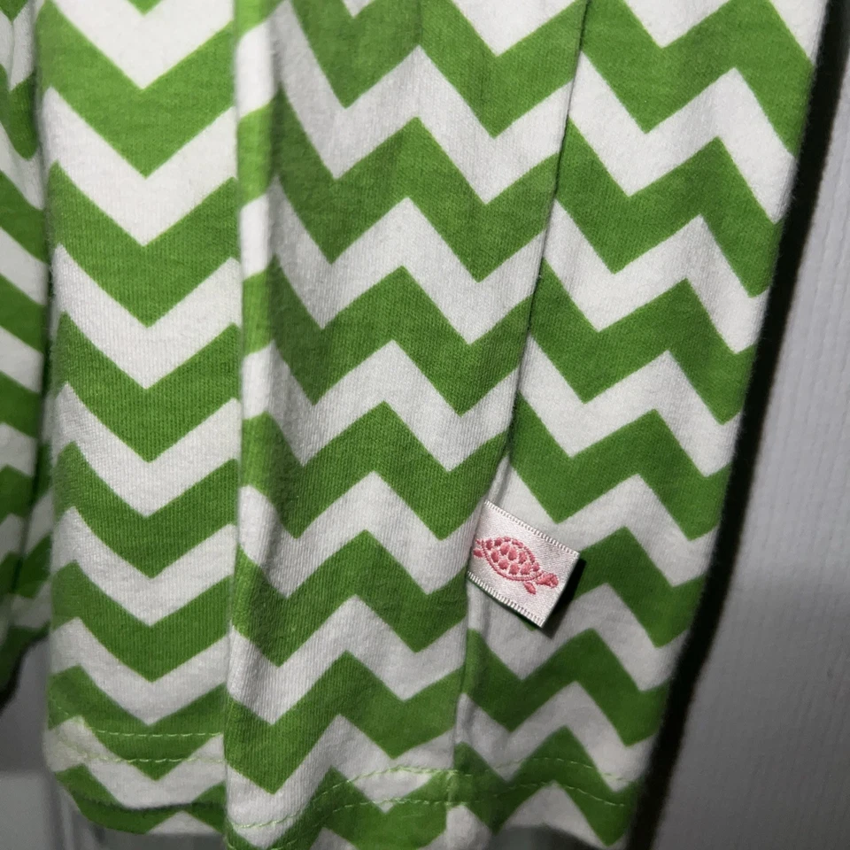 Top bordado Lolly Wolly Doodle para niñas talla 6/7 juvenil pequeño “M” verde Foto 2 de 4