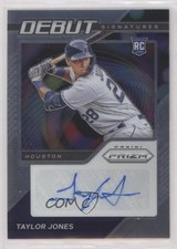2021 Panini Prizm Debut Signatures Taylor Jones #DS-TJ Auto 0w07