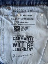 Men  s Used Carhartt Jeans Rugged Flex RN 14806