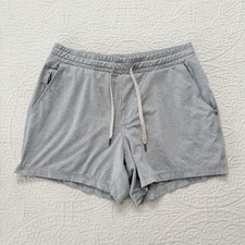 Vuori Casual Athletic Shorts 4.5" Inseam, Heathered Grey Sz S