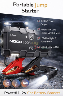 NOCO GB40 Boost Plus 1000A 12V UltraSafe Jump Starter