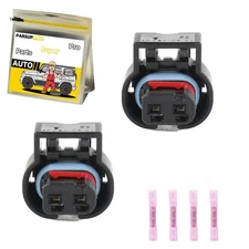 2pcs 2-Way/Pin Ignition Coil Connector Cable Repair Plug Pigtail Auto Waterpr...